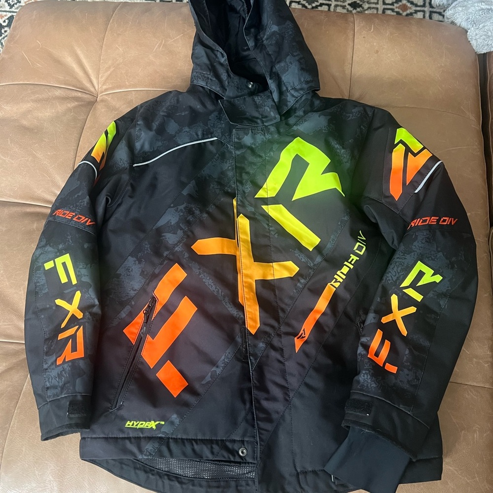 FXR Black and Neon Snow Jacket